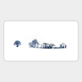 Hedgerow In The Snow Sticker